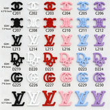 Colorful Logo Nail Charms （10pcs）