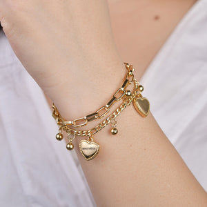 Custom Name Bracelet Tarnish Free Jewelry Gift For Her|Amourwa