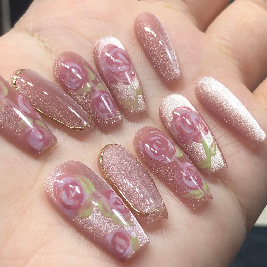 NO.306 Amourwa custom handmade nails