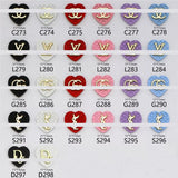Colorful Logo Nail Charms（10pcs）