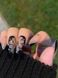 NO.296 Amourwa custom handmade nails