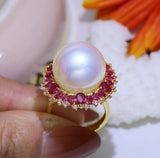 Sterling Silver Pearl Ring Holder Jewelry Diy Charms