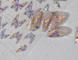 3D Butterfly Nail Sticker Charms