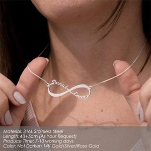 Amourwa Custom Name Necklace Tarnish Free Bset Gift Jewelry