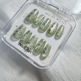 No.441 Amourwa custom Handmade Luxury Press-On Nails Nail For Every Occasion Weddings, Parties & More Luxury Chinese Nail Design