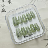 No.441 Amourwa custom Handmade Luxury Press-On Nails Nail For Every Occasion Weddings, Parties & More Luxury Chinese Nail Design