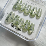 No.441 Amourwa custom Handmade Luxury Press-On Nails Nail For Every Occasion Weddings, Parties & More Luxury Chinese Nail Design