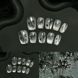 No.442 Amourwa custom Handmade Luxury Press-On Nails Nail For Every Occasion Weddings, Parties & More Luxury Chinese Nail Design