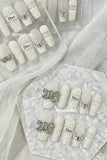 NO.241 Handmade Nails custom Dior nails Reusable Nail For Wedding&Parties ｜Amourwa