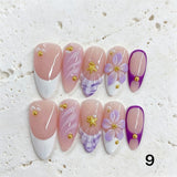 NO.453 Handmade 3D Press on Nails | Mermaidcore & Coquette | Amourwa Buy 4 Pay 2