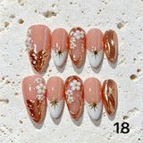 NO.453 Handmade 3D Press on Nails | Mermaidcore & Coquette | Amourwa Buy 4 Pay 2