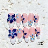 NO.453 Handmade 3D Press on Nails | Mermaidcore & Coquette | Amourwa Buy 4 Pay 2