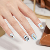 NO.456 World Cup Press On Nails Luxury Handmade Nails Amourwa