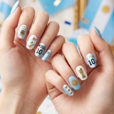 NO.456 World Cup Press On Nails Luxury Handmade Nails Amourwa