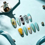 NO.458 World Cup Press On Nails Luxury Handmade Nails Amourwa