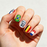 NO.457 World Cup Press On Nails Luxury Handmade Nails Amourwa