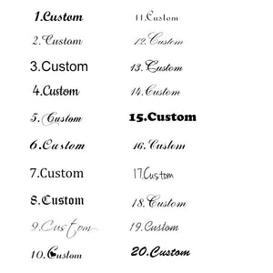 Amourwa Custom Name Necklace 5mm Cuban Chain Tarnish Free Bset Gift Jewelry