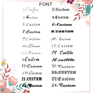 Custom Double Name Necklace 5mm Cuban Chain Tarnish Free Bset Gift Jewelry