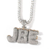 Amourwa Iced Out Custom Name Necklace Tarnish Free Jewelry