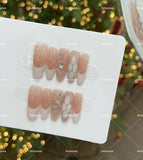 NO.435 Amourwa custom Handmade Personalized Press-On Nails Snake Nail For Every Occasion Weddings, Parties & More Luxury Nail Art