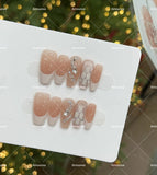 NO.435 Amourwa custom Handmade Personalized Press-On Nails Snake Nail For Every Occasion Weddings, Parties & More Luxury Nail Art