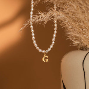 Personalized Initial Name Necklace - Custom Letter Pendant in Gold & Silver - Tarnish Free Daily Jewelry Gift | Amourwa