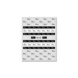 Luxury Designer Inspired Nail Sticker Logo Nail Charms