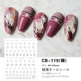 Luxury Designer Inspired Nail Art Stickers |  Logo Decals for Gel & Press-On Nails