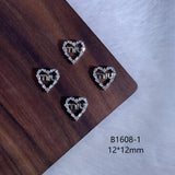 Luxury Designer Inspired Nail Charms | Full Diamond Zircon 3D Nail Art Accessories & Jewelry