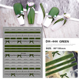 Luxury Designer Inspired Logo Nail Art Stickers | 3D Relief & Ultra-Thin Water Decals for Gel & Press-On Nails