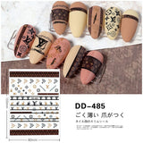 Tide brand nail art sticker light luxury big brand versatile small fragrant wind Japanese nail sticker big brand logo decal nail art jewelry