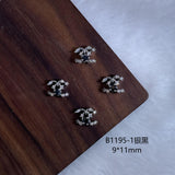 Luxury Designer Inspired Nail Charms | Full Diamond Zircon 3D Nail Art Accessories & Jewelry