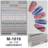 Luxury Designer Inspired Logo Nail Art Stickers | 3D Relief & Ultra-Thin Water Decals for Gel & Press-On Nail