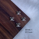 Luxury Designer Inspired Nail Charms | Full Diamond Zircon 3D Nail Art Accessories & Jewelry
