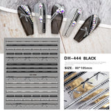 Luxury Designer Inspired Logo Nail Art Stickers | 3D Relief & Ultra-Thin Water Decals for Gel & Press-On Nails