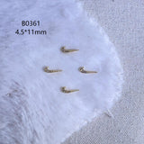 Luxury Designer Inspired Nail Charms | Full Diamond Zircon 3D Nail Art Accessories & Jewelry