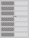 Luxury Designer Inspired Logo Nail Art Stickers | 3D Relief & Ultra-Thin Water Decals for Gel & Press-On Nails