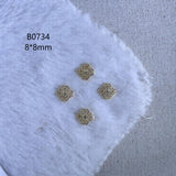 Luxury Designer Inspired Nail Charms | Full Diamond Zircon 3D Nail Art Accessories & Jewelry