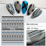 Luxury Designer Inspired Logo Nail Art Stickers | 3D Relief & Ultra-Thin Water Decals for Gel & Press-On Nails