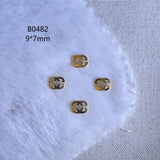 Luxury Designer Inspired Nail Charms | Full Diamond Zircon 3D Nail Art Accessories & Jewelry