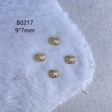 Luxury Designer Inspired Nail Charms | Full Diamond Zircon 3D Nail Art Accessories & Jewelry