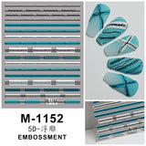 Luxury Designer Inspired Logo Nail Art Stickers | 3D Relief & Ultra-Thin Water Decals for Gel & Press-On Nail