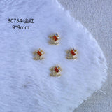 Luxury Designer Inspired Nail Charms | Full Diamond Zircon 3D Nail Art Accessories & Jewelry