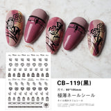 Luxury Designer Inspired Nail Art Stickers |  Logo Decals for Gel & Press-On Nails