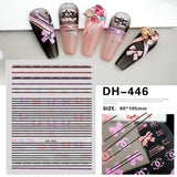 Luxury Designer Inspired Logo Nail Art Stickers | 3D Relief & Ultra-Thin Water Decals for Gel & Press-On Nails