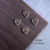 Luxury Designer Inspired Nail Charms | Full Diamond Zircon 3D Nail Art Accessories & Jewelry
