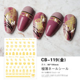Luxury Designer Inspired Nail Art Stickers |  Logo Decals for Gel & Press-On Nails