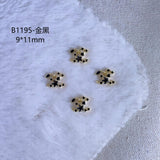 Luxury Designer Inspired Nail Charms | Full Diamond Zircon 3D Nail Art Accessories & Jewelry