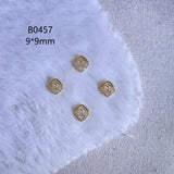 Luxury Designer Inspired Nail Charms | Full Diamond Zircon 3D Nail Art Accessories & Jewelry