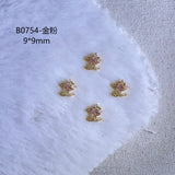 Luxury Designer Inspired Nail Charms | Full Diamond Zircon 3D Nail Art Accessories & Jewelry